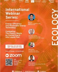 International Webinar Series: Presentation under the topic Ecology/Energy Efficiency and Renewable Energy Technology